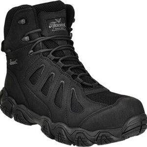 Thorogood Men's Black Crosstrex Side Zip Comp Toe Hiker Boot  Waterproof Sise 12
